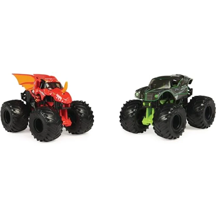 Monster Jam Original Monster Jam Zweier-Pack mit authentischen Monster Trucks im Maßstab 1:64 (Sortierung mit verschiedenen Designs, Zufallsauswahl) – Bild 8