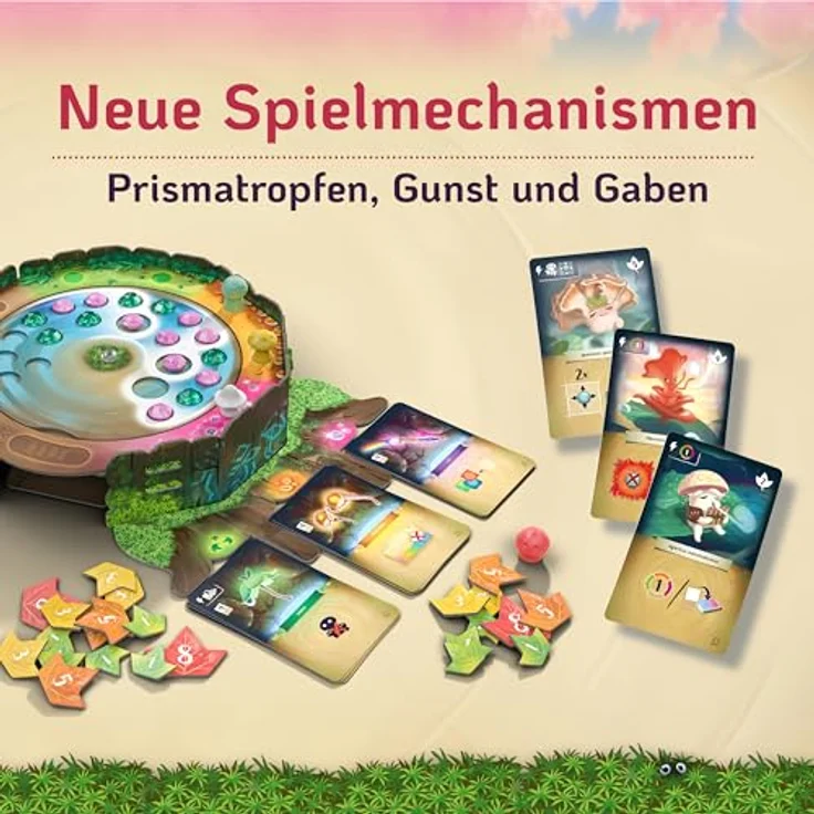 Ravensburger Mycelia Prisma Expansion, Erweiterung für Deck-Building-Spiel mit neuen Prisma-Tropfen und magischen Geschenken, DE/EN/IT/NL/ES – Bild 3