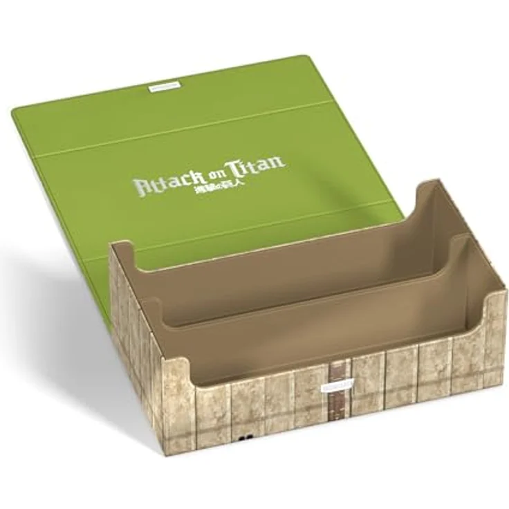 Squaroes Squaroe Attack on Titan Collectors Case - Shiganshina District, Aufbewahrung für bis zu 900 Karten, Xenoskin-Material mit Magnetverschluss – Bild 5