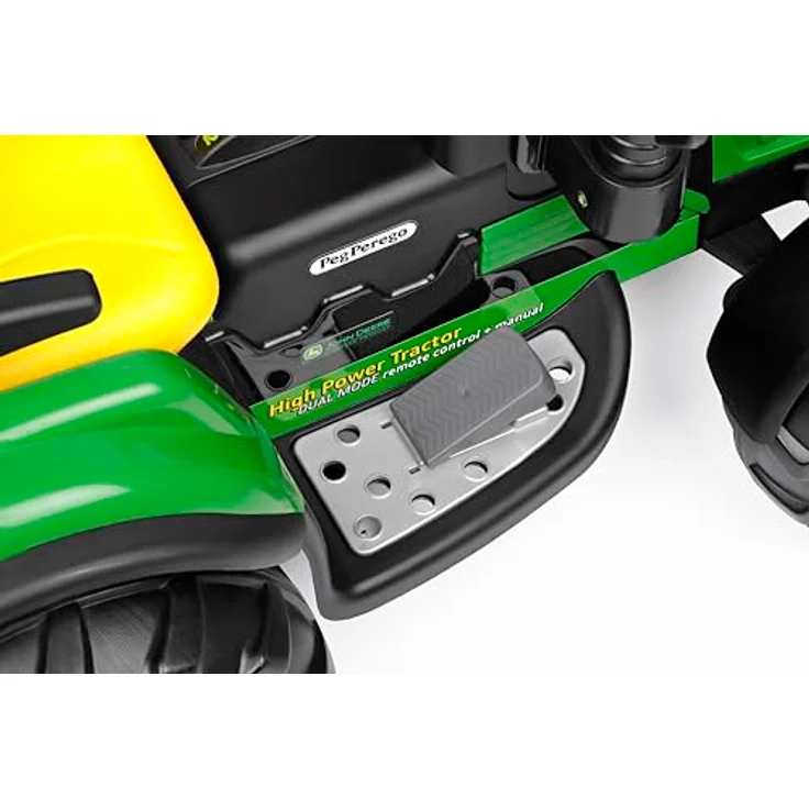 Peg Perego John Deere Ground Force RC Traktor mit Anhänger und Fernbedienung 12V für Kinder ab 1+ Modell 2025, Kindertraktor mit 2 Antriebsmotoren und FM Radio, grün – Bild 5