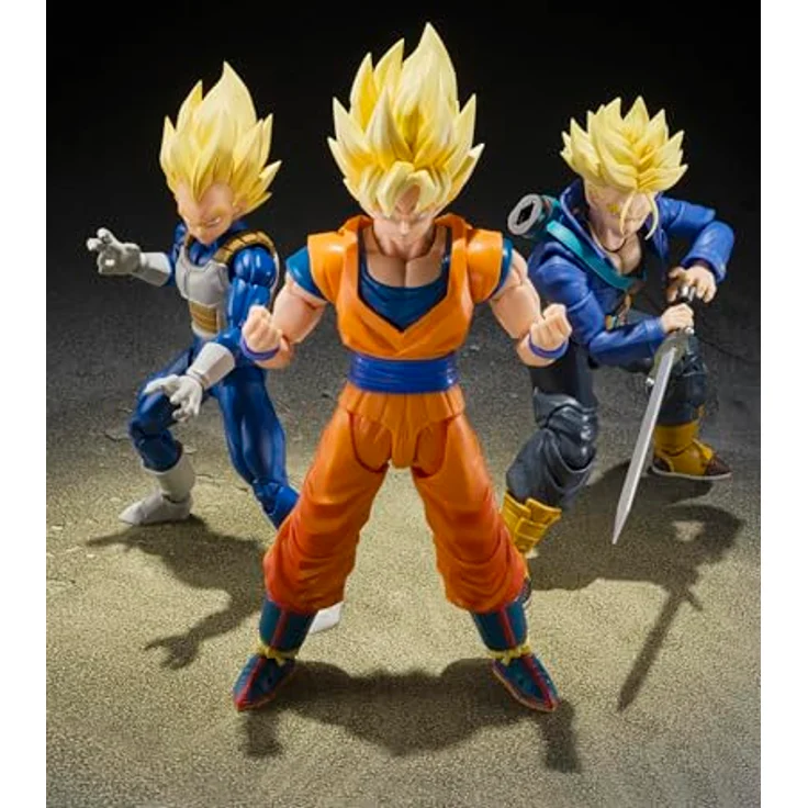 Bandai Tamashii Nations Dragon Ball Z S.H.Figuarts Actionfigur Super Saiyan Vegeta (Dangerous Pride), 14 cm, detailreiche Figur mit Zubehör – Bild 7