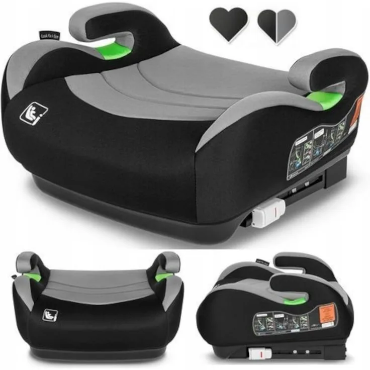 lionelo Kindersitzerhöhung LUUK FIX I-SIZE, ISOFIX, Maschinenwaschbar, 22-36 kg, 125-150 cm, (Set)