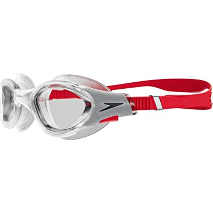 Speedo Unisex Erwachsene Biofuse 2.0 Schwimmbrille, Rot, Einheitsgröße – Bild 2