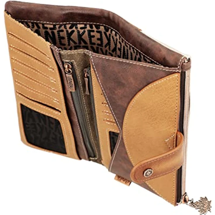 Anekke Canada Geldbörse, mehrfarbig, 20 cm x 11 cm x 3.5 cm, 100% Polyurethan – Bild 3