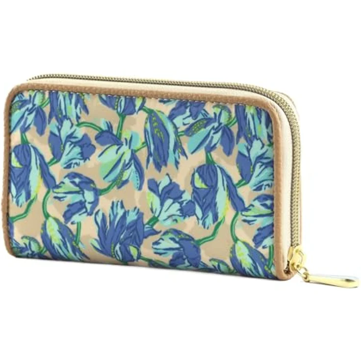 Oilily Zana Geldbörse, Kinderportemonnaie aus 100% Polyester, 16 cm x 9.5 cm x 2.5 cm, blau – Bild 4