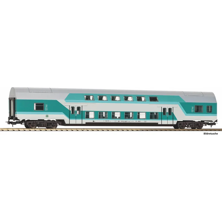 Piko Doppelstocksitzwagen DBuz 747.3, mintgrün, DR Ep IV, Spur IV