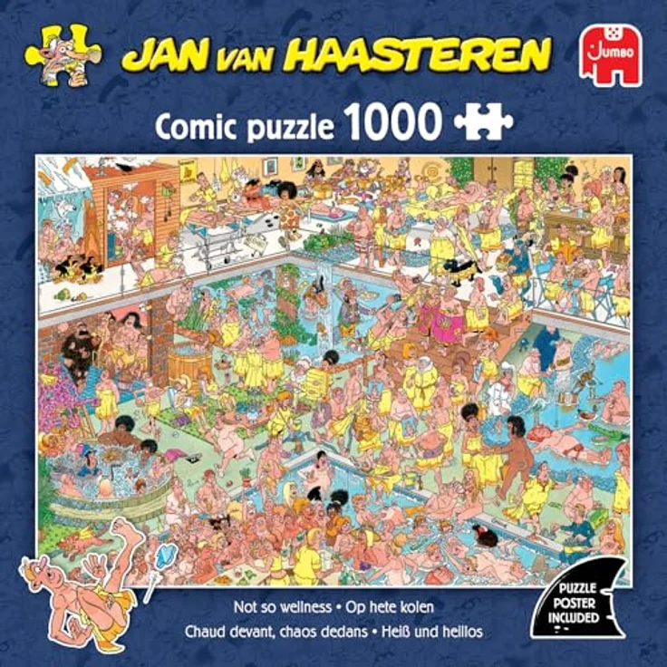 Jan van Haasteren Auf heißen Kohlen, 1000 Teile Puzzle aus 100% recyceltem Karton – Bild 2