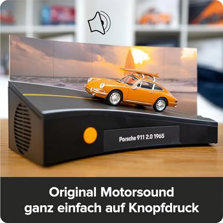 Franzis Verlag Porsche 911 Bausatz Adventskalender, Maßstab 1:43, bahamaagelbe Modellversion mit Surfbrett, ab 14 Jahre – Bild 6