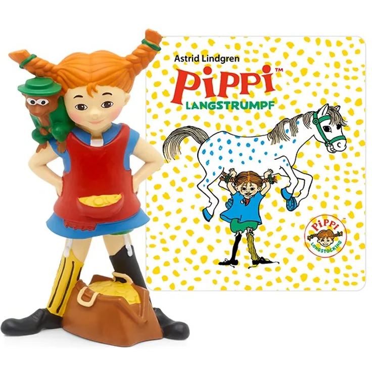 tonies Hörspielfigur Pippi Langstrumpf - Das Hörspiel (Neuauflage 2025), 1-St, mit Pippi-Langstrumpf-Song & Zwischenmusiken, ab 4 Jahre