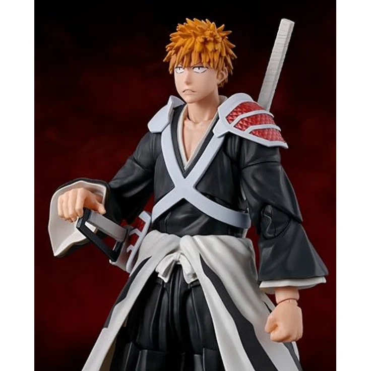 Bandai Bleach: Thousand-Year Blood War S.H. Figuarts Actionfigur Ichigo Kurosaki, 16 cm, voll beweglich mit Zubehör – Bild 8