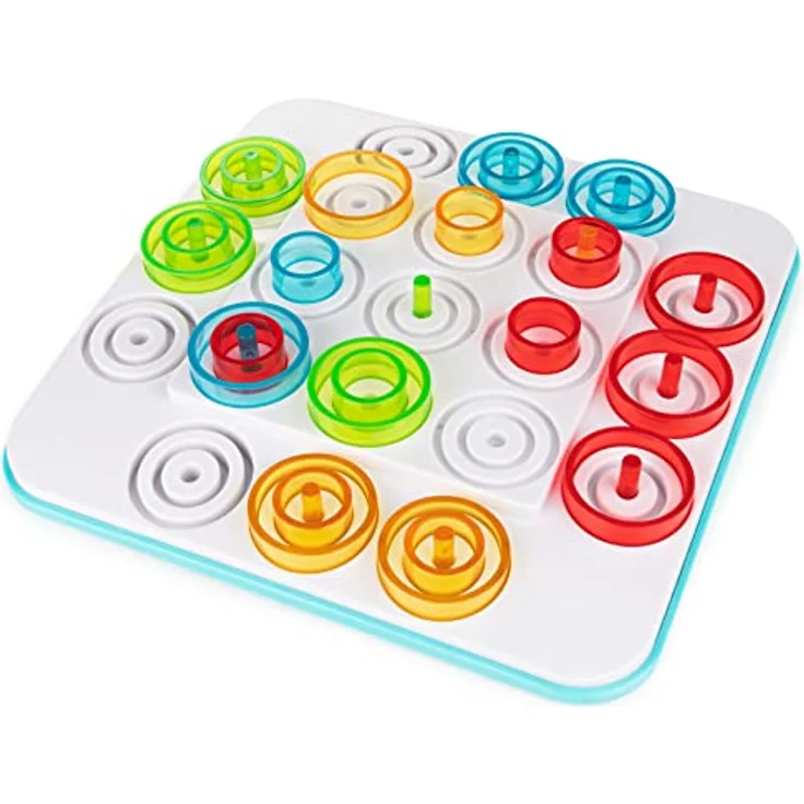 Spin Master Otrio Nouvelle édition, Brettspiel mit 3 Gewinnmöglichkeiten, strategisch und unterhaltsam – Bild 4