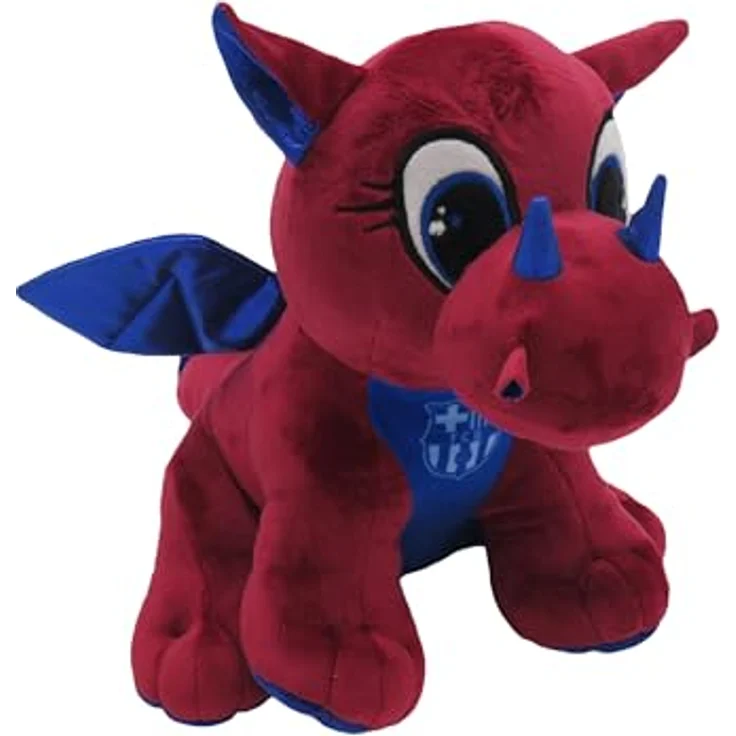 Cyp Brands FC Barcelona Dragon, Plüschtier 25cm mit gestickten Details, offizielles Produkt – Bild 2