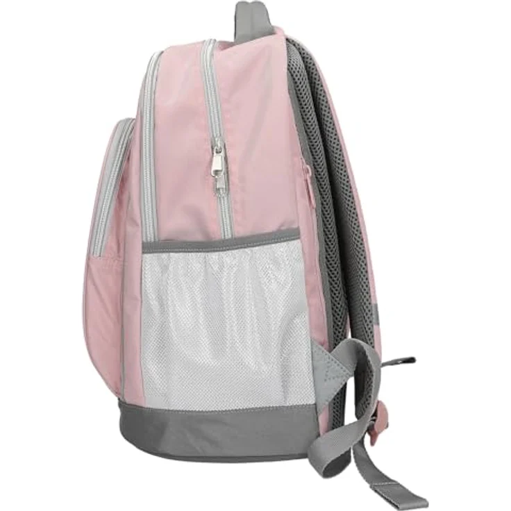 Depesche TOPModel My BFF, Schulrucksack in Rosa und Grau, mit Model Motiv, Glitzer, Teleskopgriff und Rollen, 40 x 30 x 19 cm – Bild 2