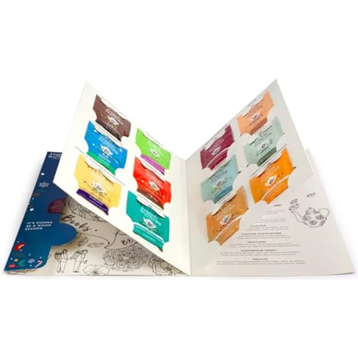 English Tea Shop ETS - Tee Adventskalender "Feel Good", 24 Bio Tees mit Weihnachtsgeschichte und Lesezeichen – Bild 6