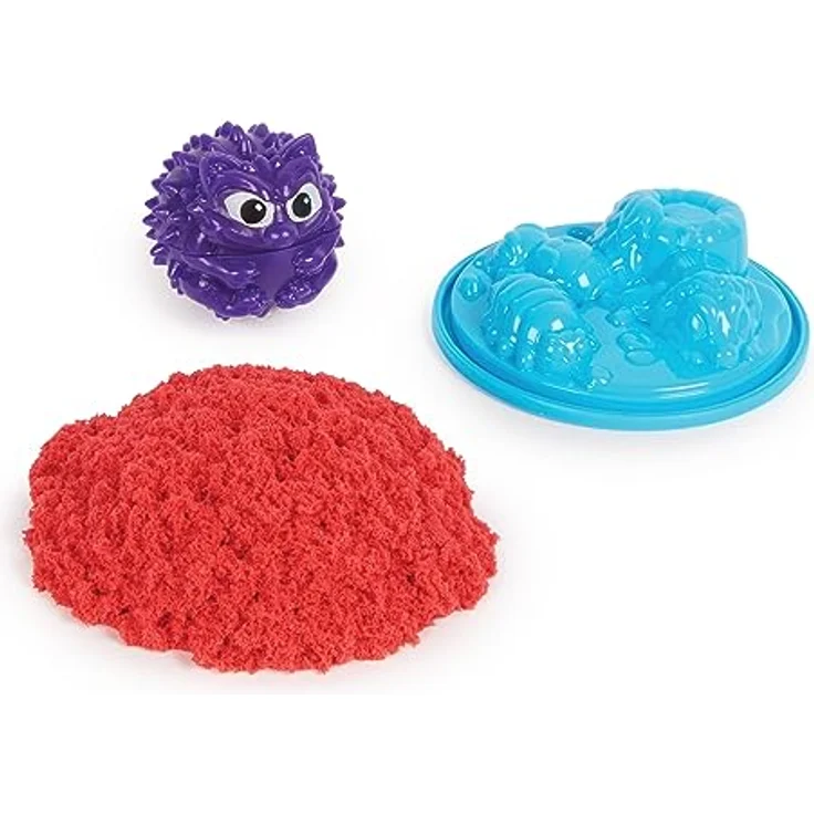Kinetic Sand Surprise - 113 g farbiger magischer kinetischer Sand aus Schweden mit Tierfigur und Accessoires für kreatives Indoor-Sandspiel, für Kinder ab 3 Jahren – Bild 4