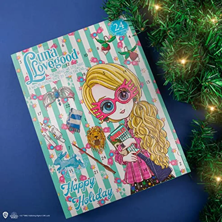 Cinereplicas Harry Potter - Luna Lovegood Adventskalender 2023 - Offizielle Lizenz, mit einzigartigen Geschenken und originalem Design – Bild 4
