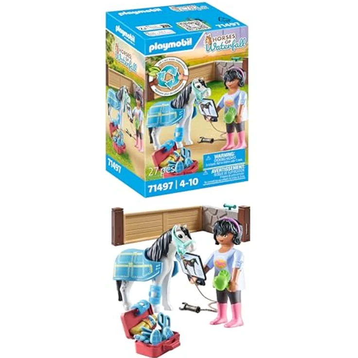 Playmobil® Konstruktions-Spielset Pferde-Therapeutin (71497), Horses of Waterfall, (27 St), Made in Europe – Bild 2