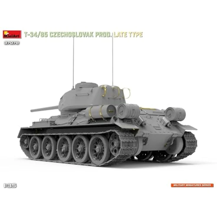 Miniart Miniart 1:35 - T34/85 Czechoslovak Prod, Late Type Modellfahrzeug mit detaillierter Nachkriegsproduktion – Bild 9