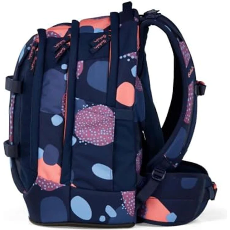 Satch Pack Schulrucksack Set 3tlg. inkl. Schlamperbox und Sportbeutel, 30 Liter Volumen, 3D Soft-Mesh Rückensystem, Coral Reef – Bild 3