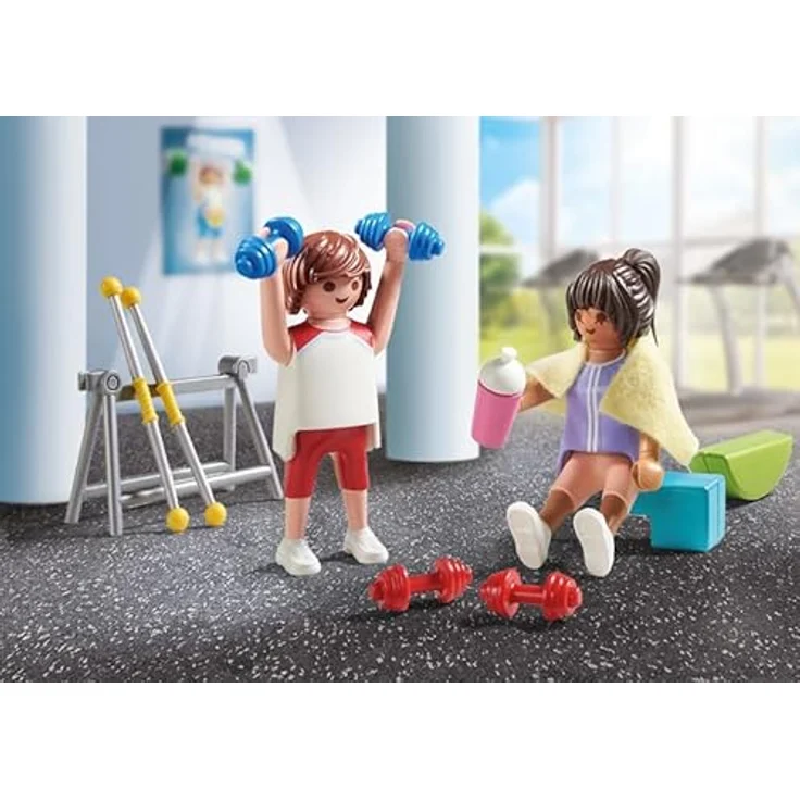 Playmobil® Fitnesstraining (71806), Playmobil My Life Konstruktions-Spielset, (32 St), Made in Europe – Bild 3