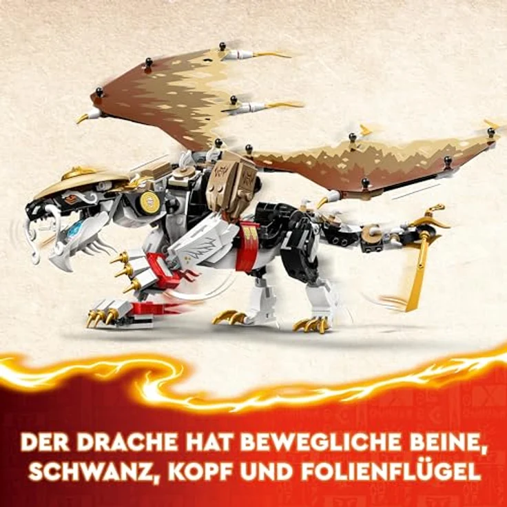 LEGO NINJAGO Egalt der Meisterdrache, Ninja-Set mit Drachen-Spielzeug und 5 Figuren inkl. Lloyd und NYA, Drachenmeister, Geschenk für Jungs und Mädchen ab 8 Jahren 71809 – Bild 3