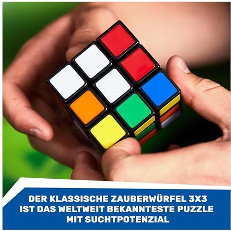 Rubik's 6063968 Cube, der originelle 3x3-Farbenwürfel mit klassischen Würfeln, 3x3, one Size – Bild 2