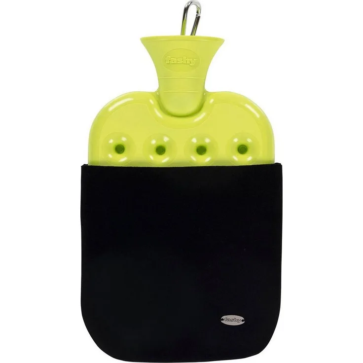 Fashy Wärmflasche 67373 20, Robuste 1,2 L Wärmflasche für Outdoor-Aktivitäten, blau
