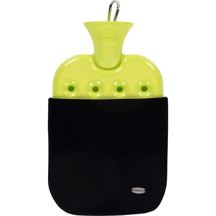 Fashy Wärmflasche 67373 20, Robuste 1,2 L Wärmflasche für Outdoor-Aktivitäten, blau