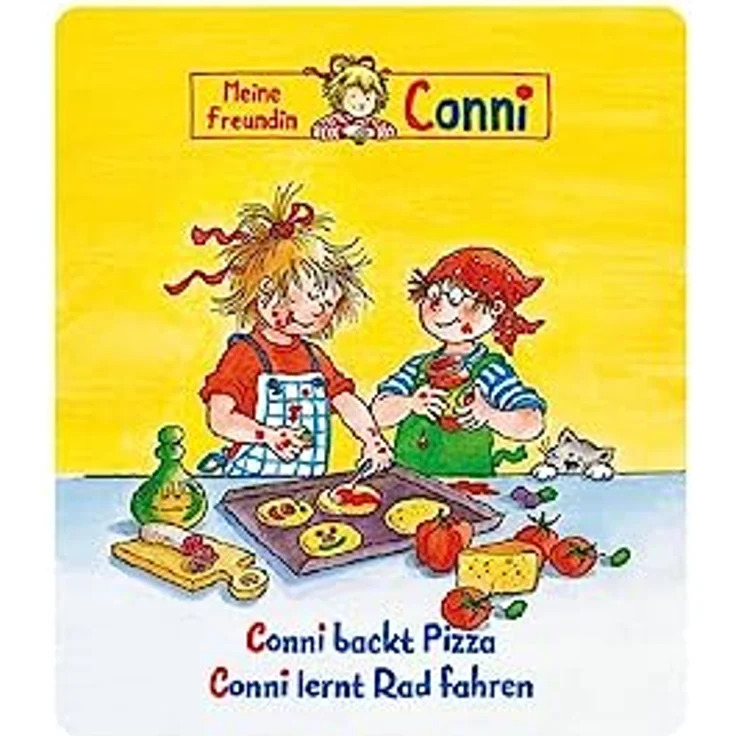 tonies Hörfiguren für Toniebox, Conni – Conni backt Pizza/Conni lernt Rad Fahren, Hörspiel für Kinder ab 3 Jahren, Spielzeit ca. 40 Minuten – Bild 4