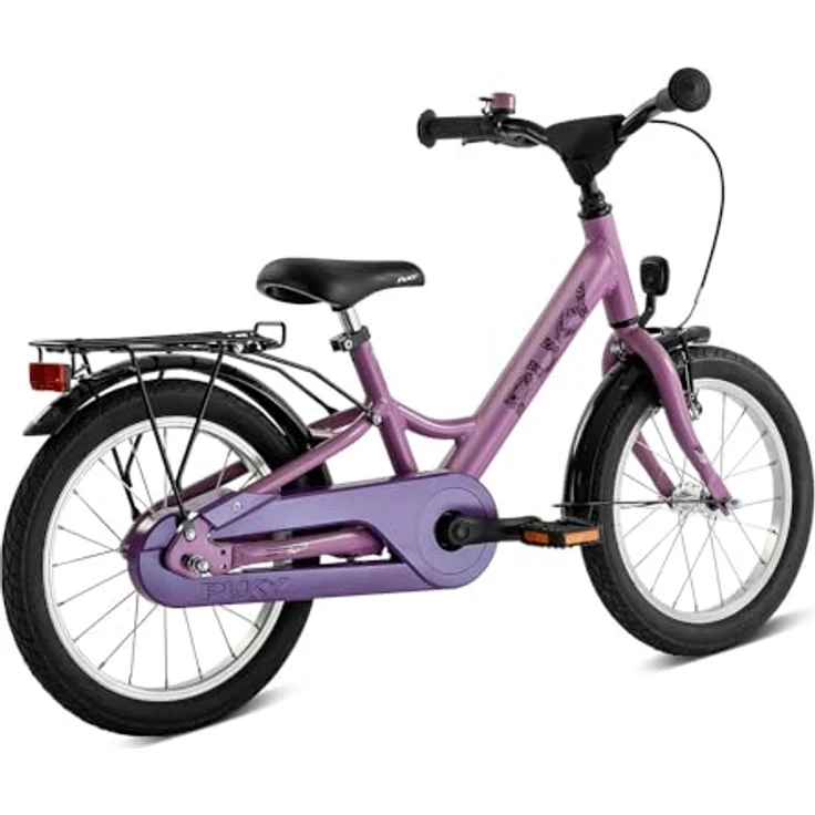 Puky YOUKE 16 Alu, Kinderfahrrad mit niedrigem Einstieg, Gepäckträger und Sicherheitslenkergriffen – Bild 2