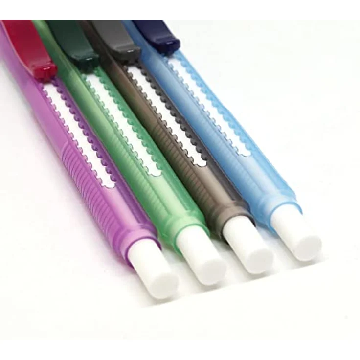 Pentel ZE11T-C ClicEraser 2" Radierstift, nachfüllbar mit ZER-2, Gehäuse semi-transparent blau, 1 Stück – Bild 2
