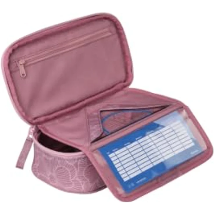 Satch Federmäppchen Schlamperbox, 2-tlg. mit Geodreieck und Stundenplan, wasser- und schmutzabweisendes Material, recyceltes Polyester – Bild 4