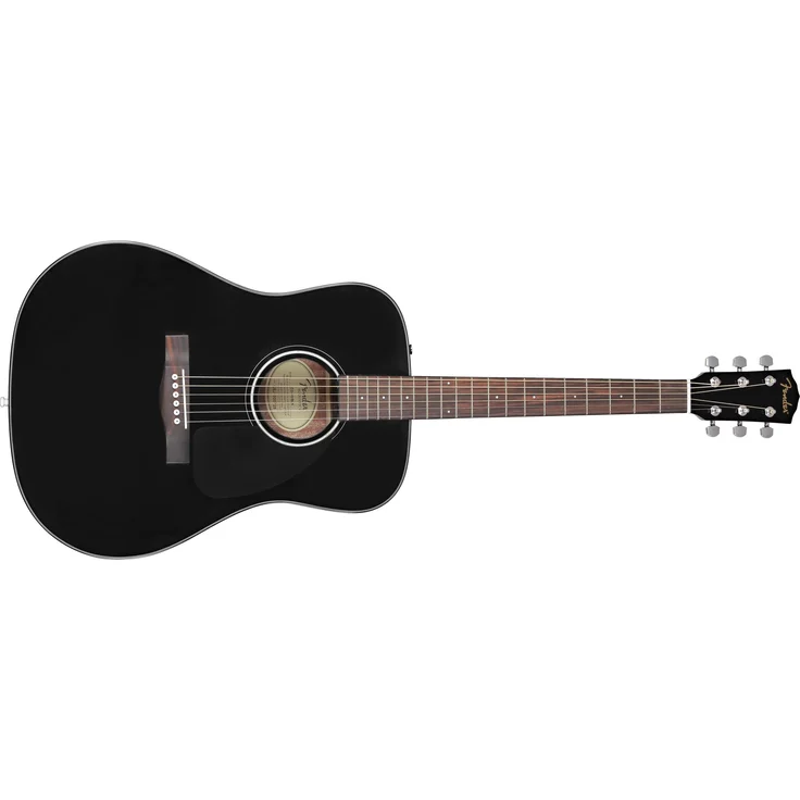 Fender CD-60 DREAD V3 DS, Konzertgitarre mit massiver Fichtendecke und Dreadnought-Korpus, Walnuss/Mahagoni, Schwarz