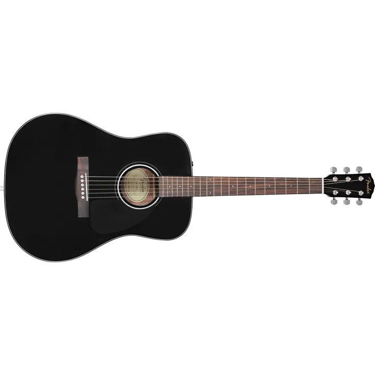 Fender CD-60 DREAD V3 DS, Konzertgitarre mit massiver Fichtendecke und Dreadnought-Korpus, Walnuss/Mahagoni, Schwarz