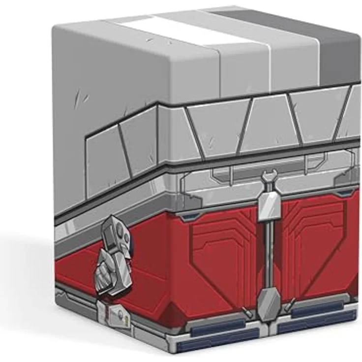 Squaroes SQR100231 - Squaroes Squaroe Transformers TR005 - Megatron - Deckbox für bis zu 100 doppelt gesleevte Karten, aus 78% nachhaltigen Materialien, vollständig bedrucktes Design – Bild 3
