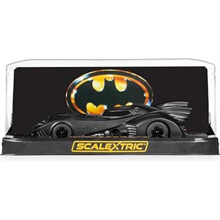 Scalextric C4492 1:32 Batmobile 1989 HD - Slotcar, Rennbahn Auto mit Lichtfunktion, Schwarz – Bild 5