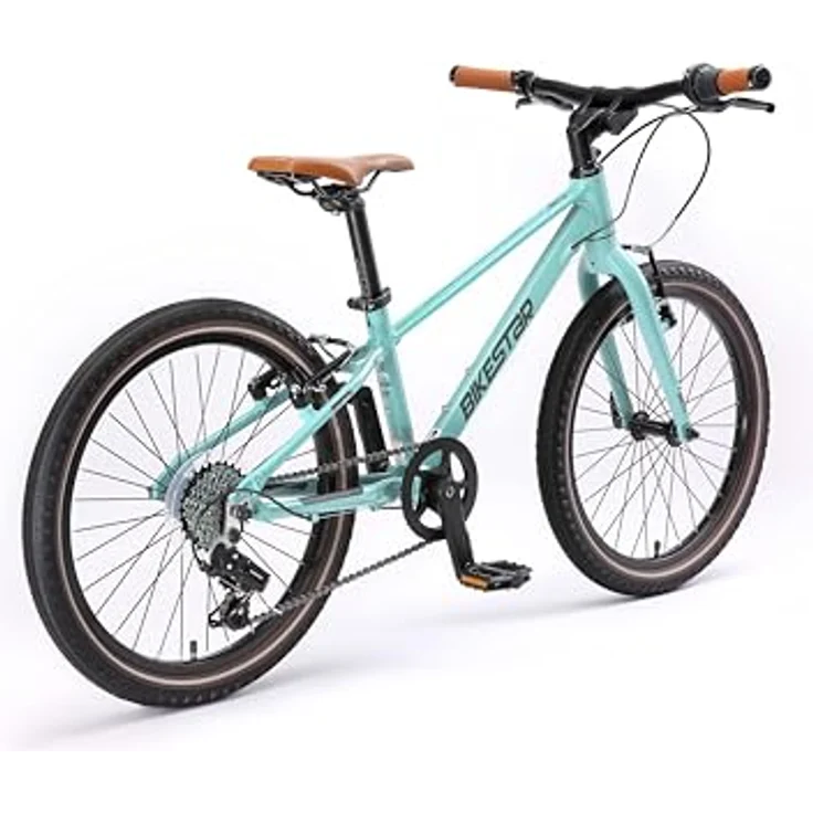BIKESTAR Leichtgewicht 8 kg Kinder Fahrrad Aluminium ab 6 Jahre | 20 Zoll 7 Gang Shimano | Mint – Bild 3