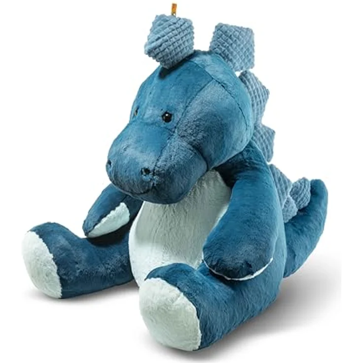 Steiff Dinosaurier Stegosaurus Spott, Kuscheltier aus superweichem Plüsch, 80 cm, petrol – Bild 1