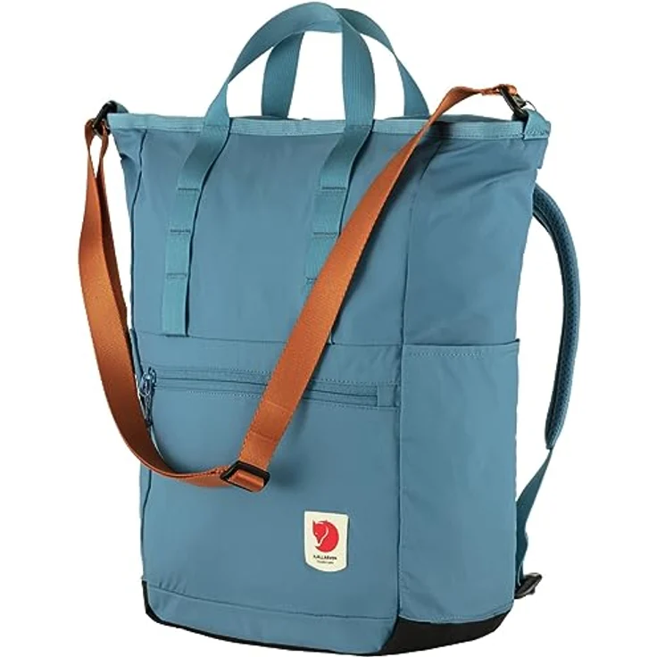 Fjällräven High Coast Totepack, leichter wandertauglicher Rucksack aus recyceltem Nylon, 23 L, wasserabweisend, schwarz – Bild 1