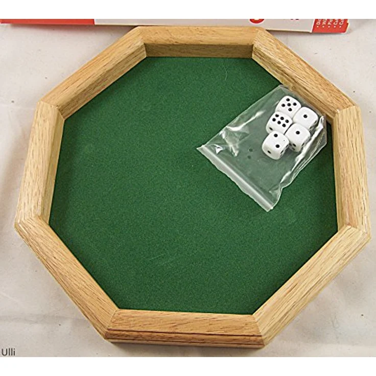 Würfelteller mit 5 Würfeln Maße: 25,7 x 25,7cm – Bild 3