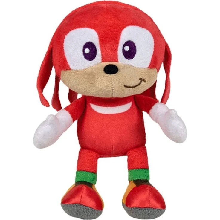 Tinisu Knuckles Sonic the Hedgehog Kuscheltier, 24 cm Plüschtier aus weichem Stoff, detailgetreu gefertigt