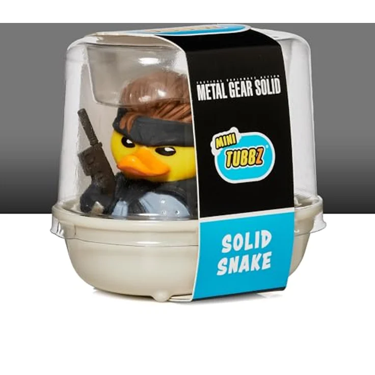 TUBBZ Mini: Metal Gear Solid - Solid Snake, Cosplay-Gummiente Vinyl-Figur, 5 cm hoch – Bild 2