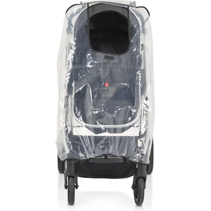 Moni Kinderwagen-Regenschutz Bimbro universal, Belüftungslöcher, für Einsitzer, Farbe:transparent – Bild 4