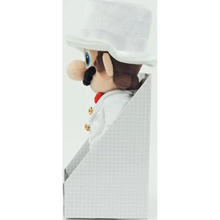 Sanei 75SM0072 Super Mario Brothers Bräutigam, Weiß, Plüschtier ca. 40 cm, offiziell lizenziertes Nintendo Produkt – Bild 3
