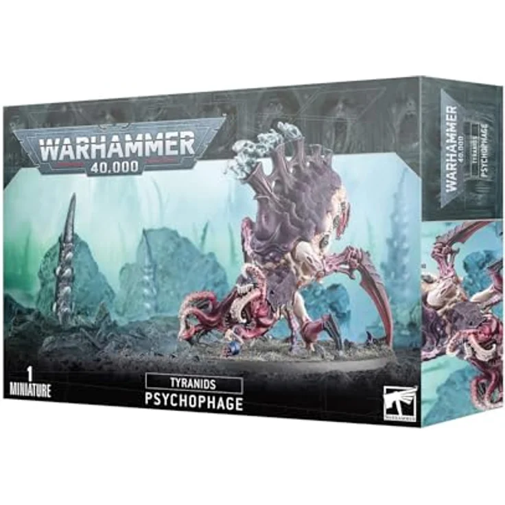 Games Workshop 51-75 Collectible Figure, Warhammer 40.000 Tyranids Psychophage, unlackierte Miniatur zur Montage – Bild 1