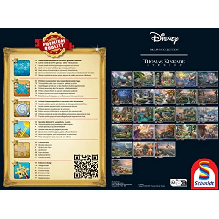 Disney Vaiana - Thomas Kinkade - Puzzle - Moana - 1000 Teile – Bild 4