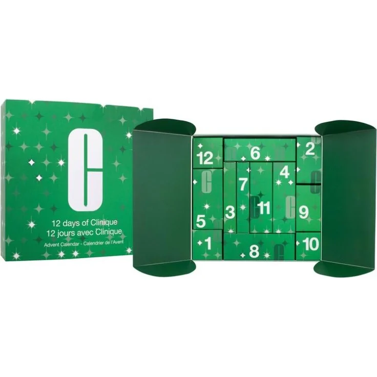 Clinique Holiday 12-days Advent Calendar, Kosmetik-Set mit 12 Beauty-Überraschungen für Damen