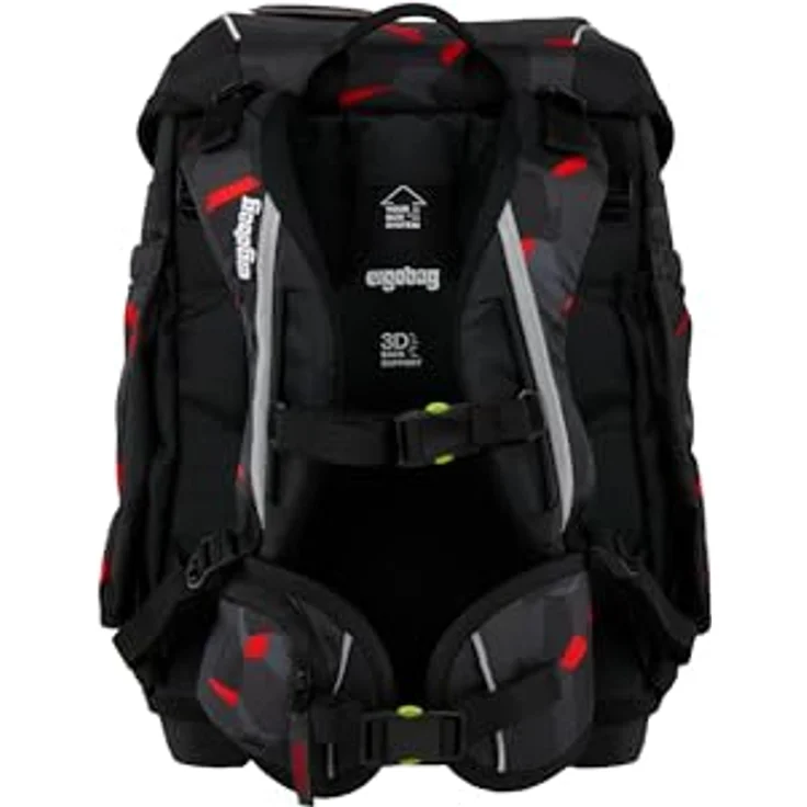 ergobag cubo Set, ergonomischer Schulranzen 5-teilig, individualisierbar, für 1. Klasse, Größe 28 x 40 x 25 cm, aus 27,7 recycelten PET-Flaschen – Bild 5