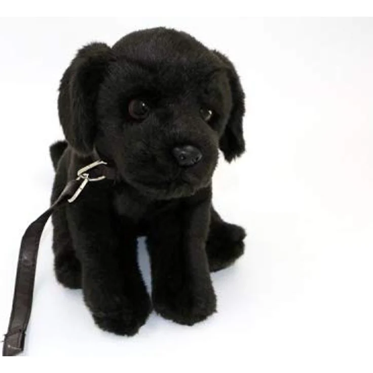 Uni-Toys Labrador schwarz Kuscheltier 35 cm Plüschtier Hund Plüschhund Stoffhund – Bild 2