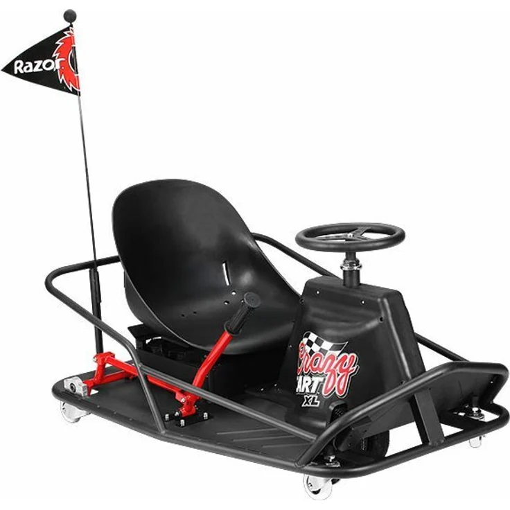 Razor CRAZY CART XL Pro 25173808, Kinderelektroauto mit verbesserter Steuerung und hoher Stabilität